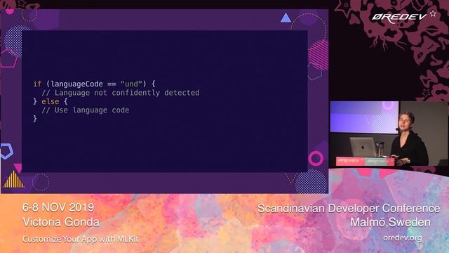 Victoria Gonda - Customize Your App with MLKit | Øredev 2019 смотреть онлайн