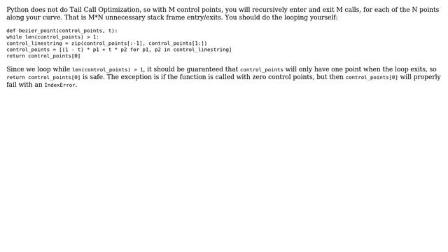 pure Python Bzier curve implementation (3 Solutions!!) смотреть онлайн