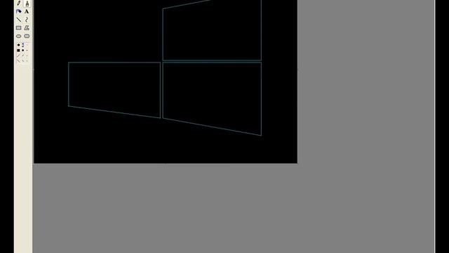 Рисуем логотип Windows 10 в Paint! Получилось? смотреть онлайн