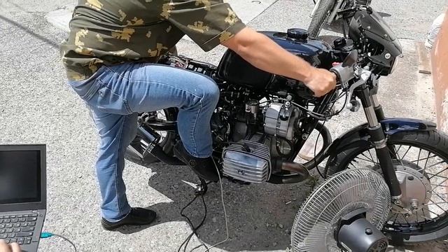 Онлайн настройка инжекторного Днепра. Тест выезд. смотреть онлайн