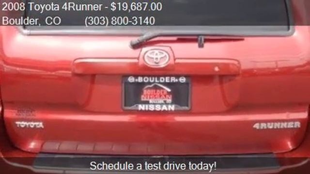 2008 Toyota 4Runner Sport Edition 4x4 4dr SUV (4.7L V8) For