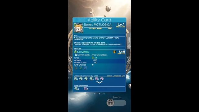 Mobius Final Fantasy - PICTLOGICA Legend Summon III - Card Pack 3 смотреть онлайн
