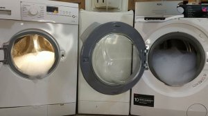Experiment - Uncontrollable Sudslock x 3 - in my  Washing Machines