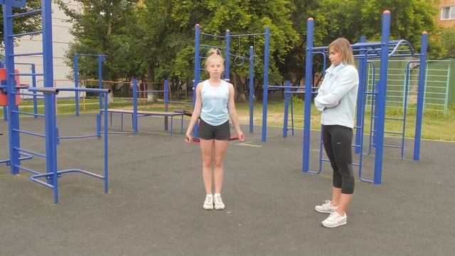 Урок №70 Онлайн урок выполняем упражнения на прыжки в домашних условиях. Прыжки на скакалке. смотреть онлайн