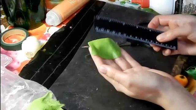 Гвоздика из холодного фарфора \ Carnation Flower Of Cold Porcelain