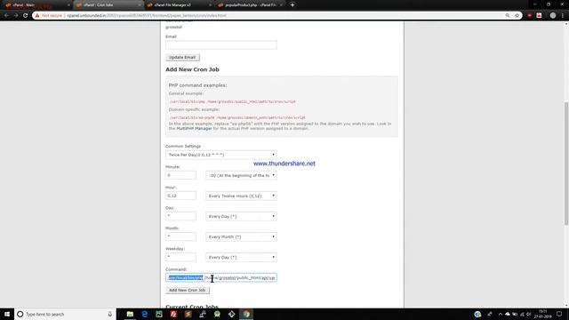 PHP Corn job setup in Cpanel | BigRock GoDaddy смотреть онлайн