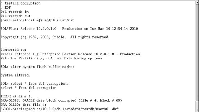 Performing Block Media Recovery with RMAN - Step by Step video Tutorial смотреть онлайн