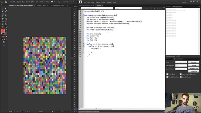 Adobe Illustrator Scripting Tutorial: Random Colour Grid смотреть онлайн
