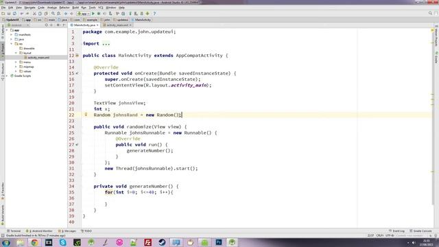 Learn Android Studio: (26) How to use Handler Class to update the UI Thread смотреть онлайн