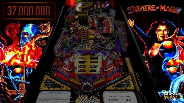 Theatre of Magic (Bally 1995) | Visual Pinball X | Table Snapshot (Desktop Mode) смотреть онлайн