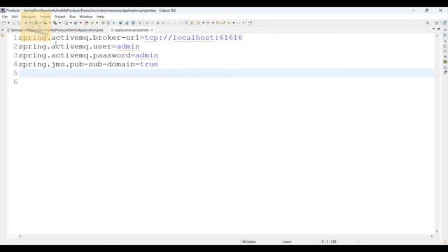 Generating Project Structure for Demonstrate Apache Active MQ Producer Part - 1 ||Java by Ponnam Ja смотреть онлайн