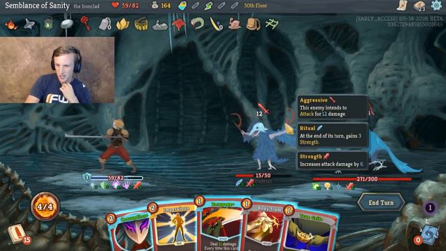 Slay the Spire Lets Play - Ironclad Corruption Combo FINAL BOSS!! смотреть онлайн