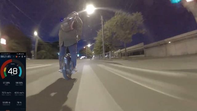 By night in St. Petersburg 70km hour speed EUC, MSP HS(ME) and Veteran Sherman(friend) 2 riders #SP смотреть онлайн