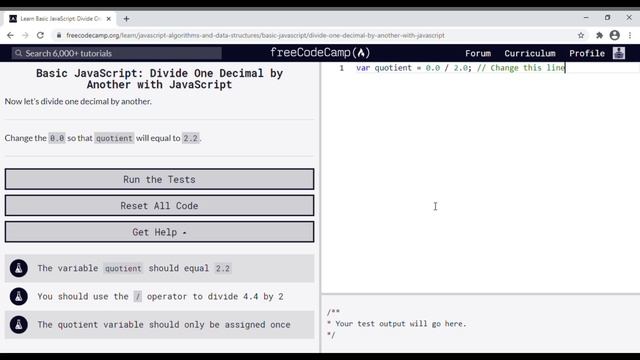 17 - Learn Basic JavaScript Divide One Decimal by Another with JavaScript смотреть онлайн