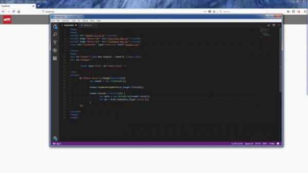 SheetJS Tutorial - Convert Excel to HTML Table