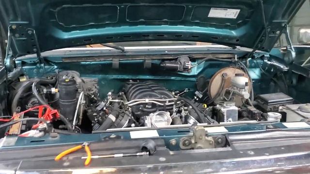 First Start 1996 F150 4wd Coyote Swap.