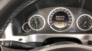 Сброс сервиса Е200 W212 2012