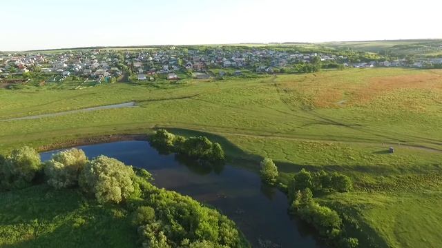Аэросъёмка реки Пьяна в районе с.Семёновка, Краснооктябрьский район, Нижегородская область смотреть онлайн