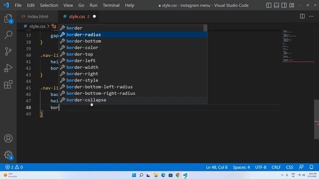 Instagram Menu : HTML & CSS (Arabic) смотреть онлайн