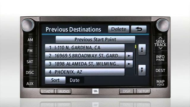 Navigation (destination screen) Venza Toyota of Slidell смотреть онлайн