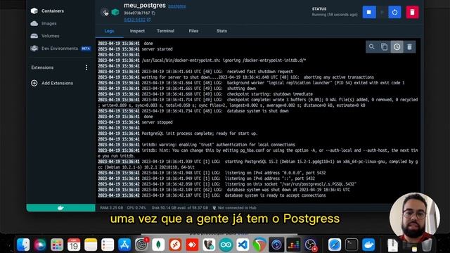 Como utilizar Postgresql com Docker смотреть онлайн