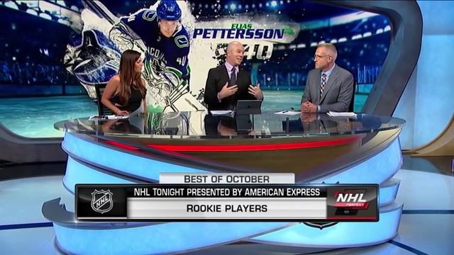 NHL Tonight: Best Rookie: Elias Pettersson at the head of the rookie class Oct 31, 2018 смотреть онлайн