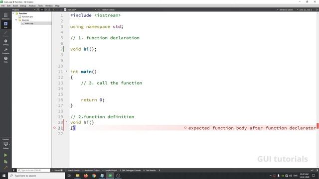 2 - Qt with C++ Functions - ( Qt Creator ) смотреть онлайн