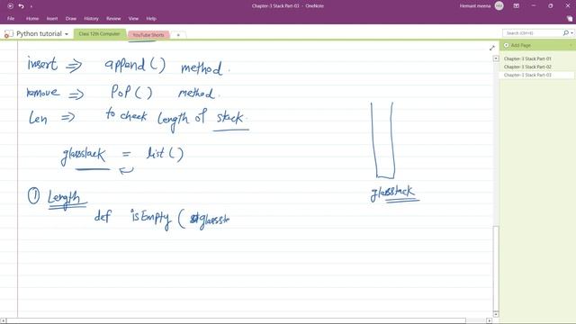Class 12 Computer Science Textbook with Python || Chapter-3 Stack (Part-03) || Computer By Hemant смотреть онлайн