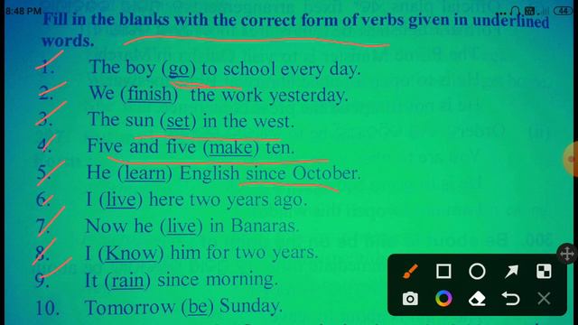 Basic English Grammar | Activity | Tense Time Verb | Eng-156 | Class 12 | CHSE Odisha смотреть онлайн