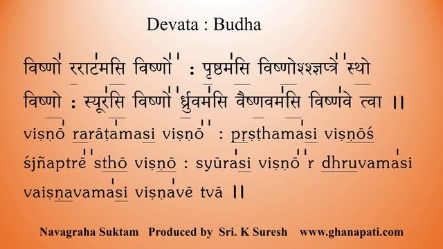 Punarvasu Nakshatra Star Mantra Japa | Budha & Chandra | Yajur Veda | Sri K Suresh