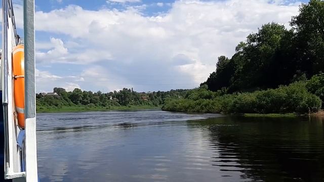 Маленькое путешествие на теплоходе Витебск (река Двина, июнь 2021) смотреть онлайн