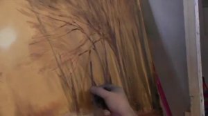 Мастер-класс по живописи маслом №16 - Вечерний туман. Как рисовать. Урок рисования Игорь Сахаров