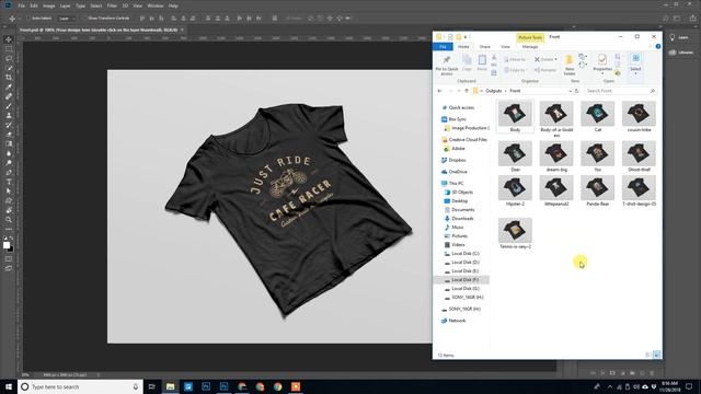 T-shirt Mockup, Photoshop Action Script that will create better t-shirt mockups than Printfull смотреть онлайн