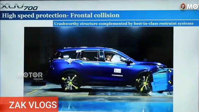 MAHINDRA XUV 700 CRASH TEST RATING | NCAP | HOW SAFE IS XUV 700 смотреть онлайн