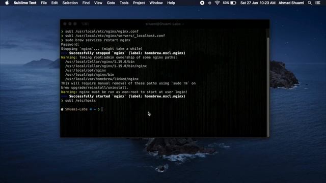 How to Create Nginx Virtual Hosts in macOS смотреть онлайн