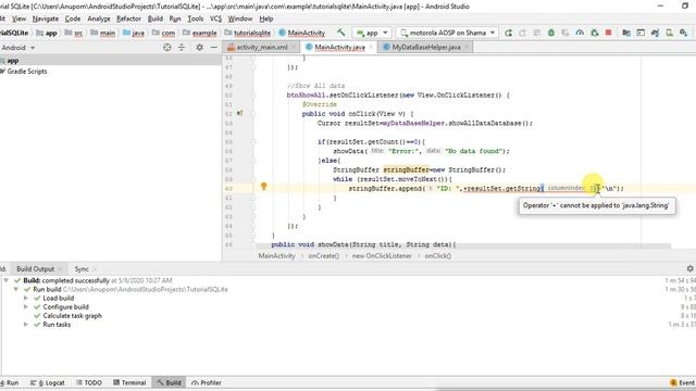 Tutorial 30: Show All data from SQLite database in Android(Part-2) смотреть онлайн