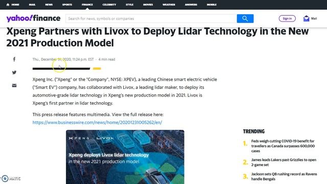 XPEV (XPENG Inc) Huge December Delivery Numbers