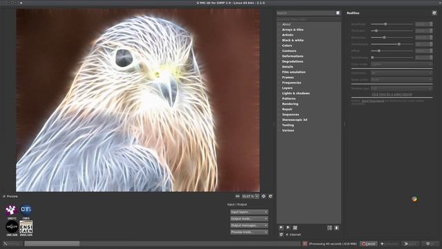 #Simple #Rodilius #Illustration# Art with #G‘MIC in #Gimp 2.9.8 смотреть онлайн