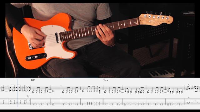 Crescent-Shaped Depression Cover // Title Fight (Tabs on Screen) смотреть онлайн