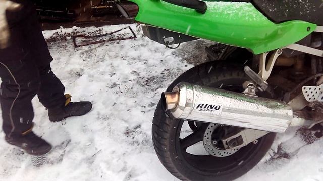 Кавасаки ниндзя Zx600 прямоток