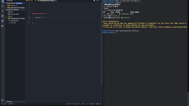 Webpack Build Tool - Gettin Started смотреть онлайн