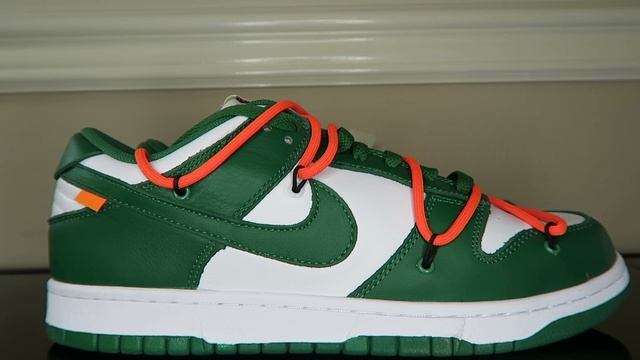 NIKE DUNK LOW OFF WHITE PINE GREEN UNBOXING AND REVIEW Crewkick_ck смотреть онлайн