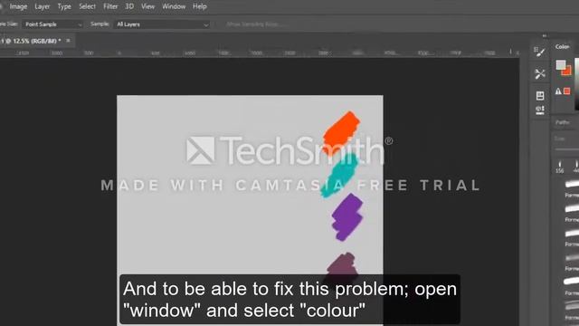 How to Fix the Color Picker Problem in Photoshop CC Tutorial Video смотреть онлайн