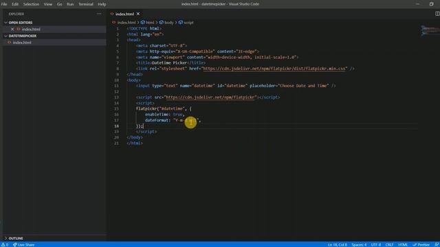 How to Add Datetime Picker on Website смотреть онлайн