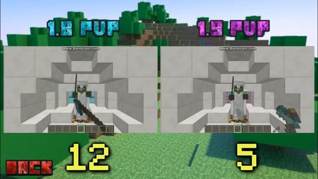 Minecraft 1.8 PvP VS 1.9 PvP смотреть онлайн
