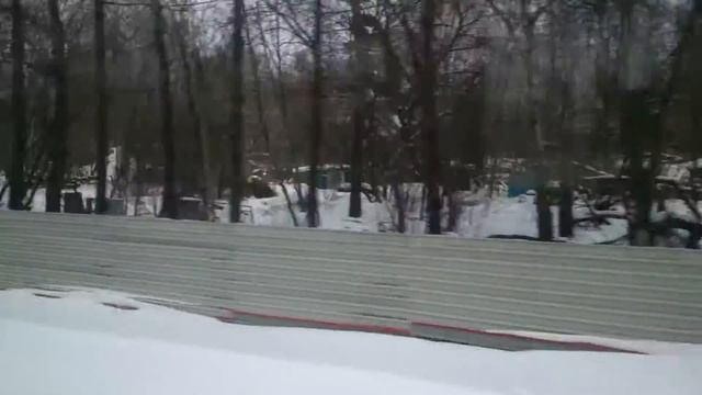 Перловская - Тайнинская (Старые Мытищи) из окна ЭД4М 0267 смотреть онлайн