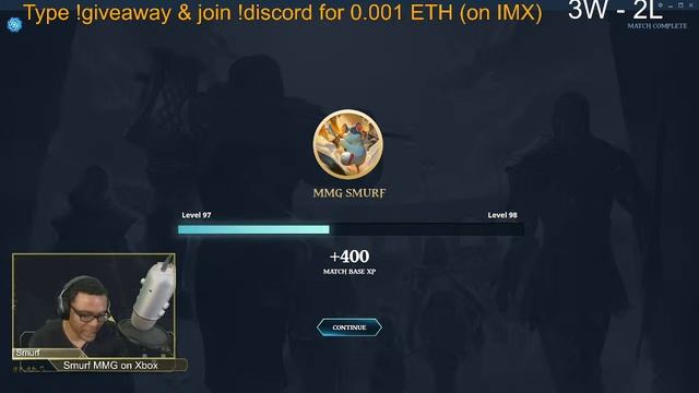 !discord !giveaway Gods Unchained Rank-up & Chill [MMG] смотреть онлайн