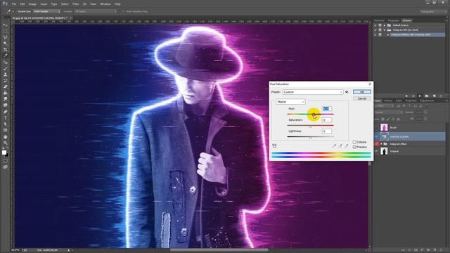 Hologram 2 - Photoshop Action - How to use смотреть онлайн