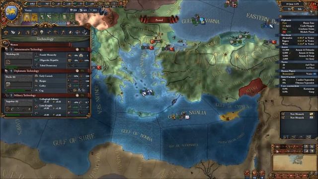 Europa Universalis IV: Venice the Menace episode 6 смотреть онлайн