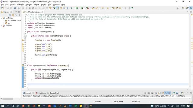 TreeMap Example 2 | Java Collection Concept | Core JAVA Basic Concepts смотреть онлайн